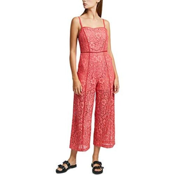 Helenie Lace Jumpsuit Pink Whip 2 - Picture 1 of 1